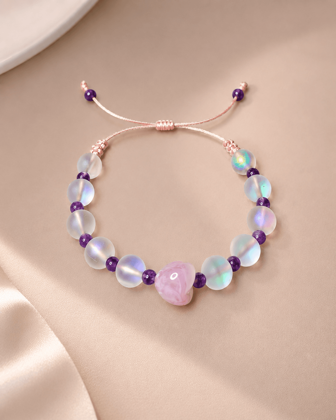 Pulsera suspiro amatista