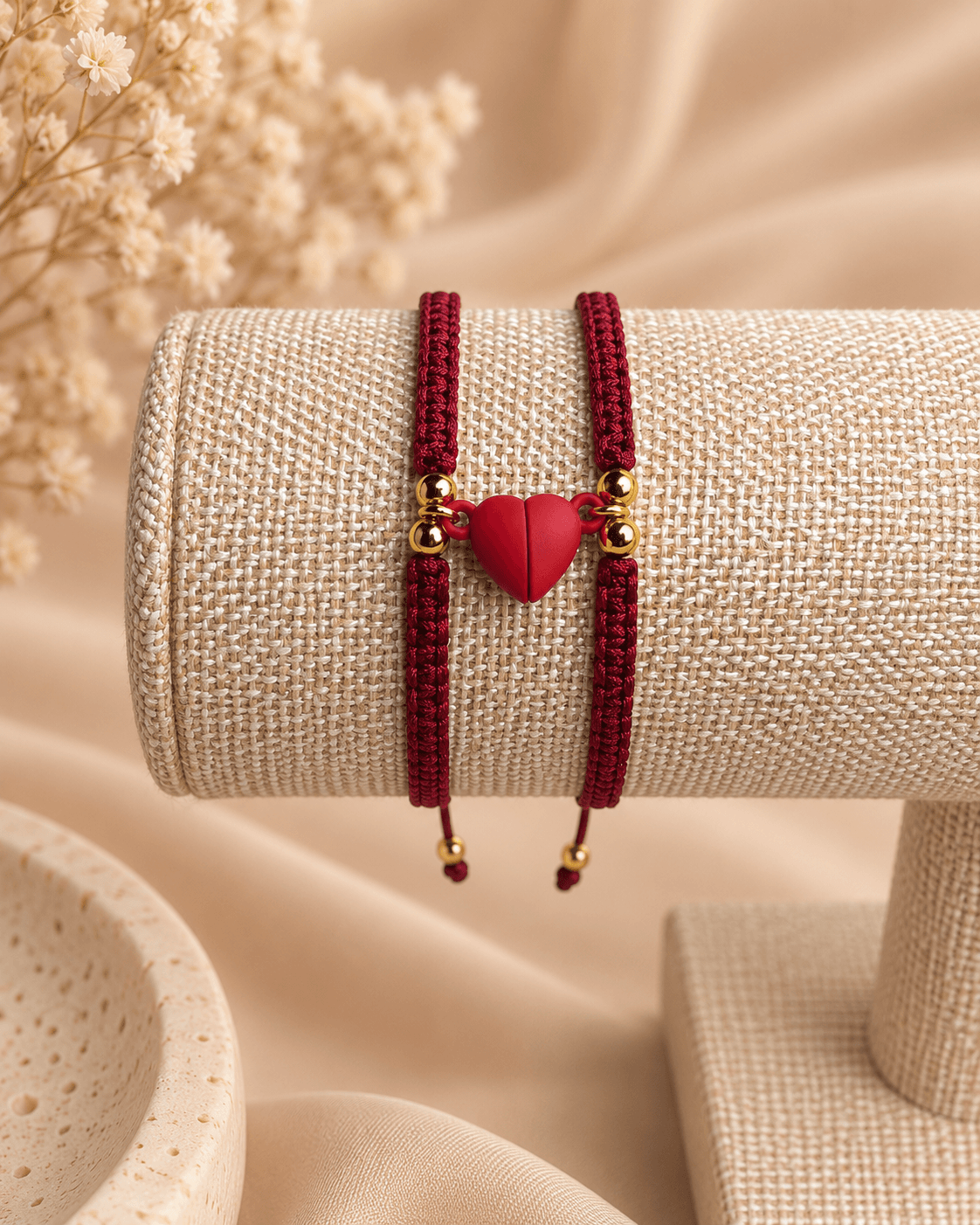 Pulseras Vínculo Magnético Corazón
