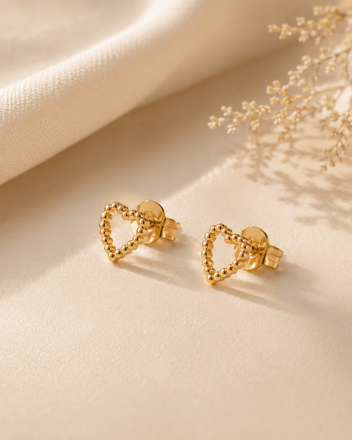 Aretes corazón 6 mm