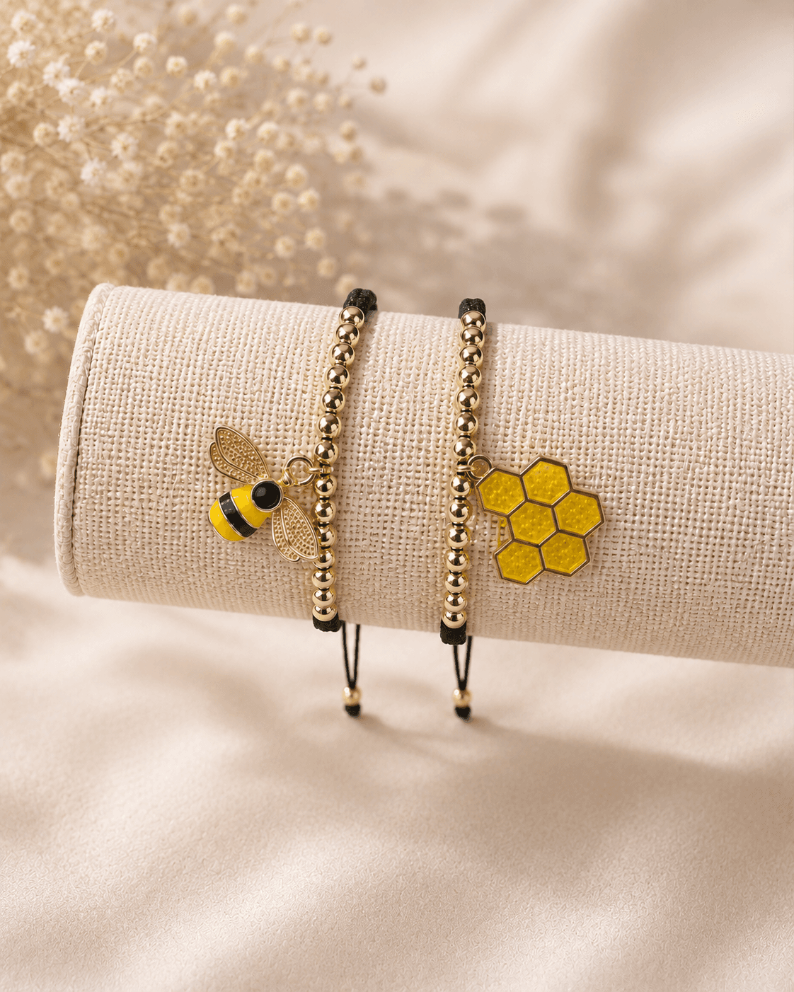 Pulseras dúo Dulce colmena